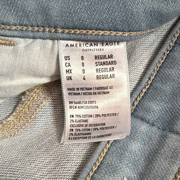 American Eagle By Payless Light Blue Skinny Jeans - Picture 3 of 5